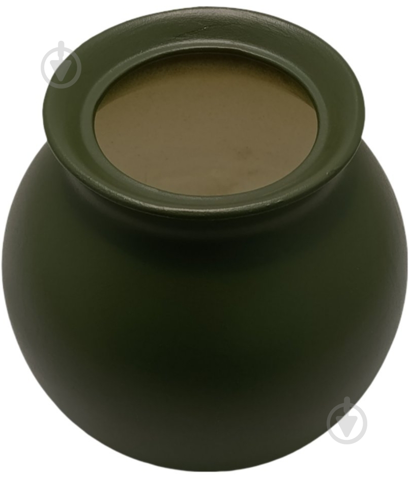 Ваза керамическая Kerama tato Сфера 16,5 см оливка - фото 3 Ваза керамическая Kerama tato Сфера 16,5 см оливка - фото 3