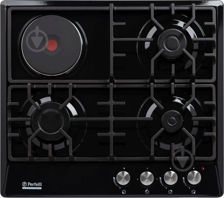 Варочная поверхность комбинированная Perfelli HKM 63420 BL - фото 1 Варочная поверхность комбинированная Perfelli HKM 63420 BL - фото 1