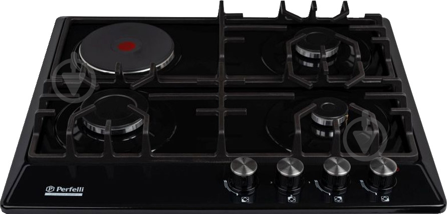 Варочная поверхность комбинированная Perfelli HKM 63420 BL - фото 2 Варочная поверхность комбинированная Perfelli HKM 63420 BL - фото 2