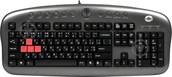 Клавиатура A4Tech KB-28G USB Silver+Grey (KB-28G) - фото 1