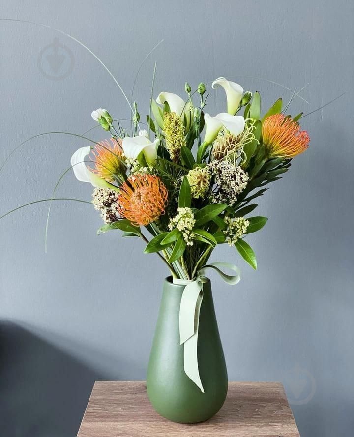 Ваза керамическая Kerama tato Госсиа 23 см оливка - фото 7 Ваза керамическая Kerama tato Госсиа 23 см оливка - фото 7