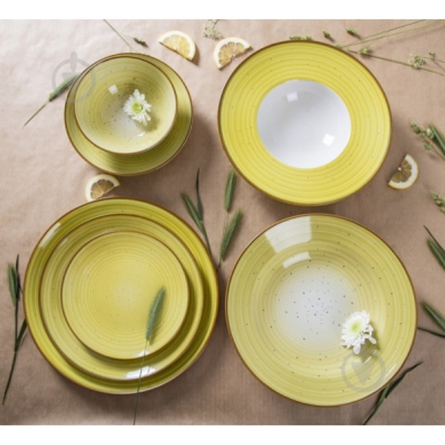 Тарілка десертна Ipec Terra 20 см (30905271) - фото 2 Тарілка десертна Ipec Terra 20 см (30905271) - фото 2