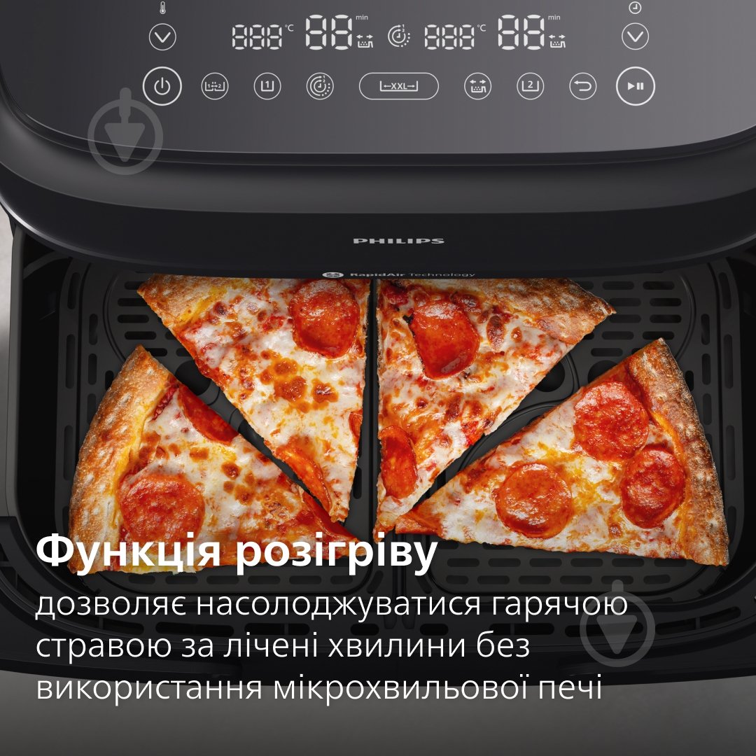 Мультипіч Philips Ovi Dual Flex NA150/00 з кошиком 2-в-1 - фото 8