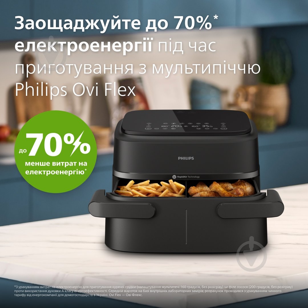 Мультипіч Philips Ovi Dual Flex NA150/00 з кошиком 2-в-1 - фото 10