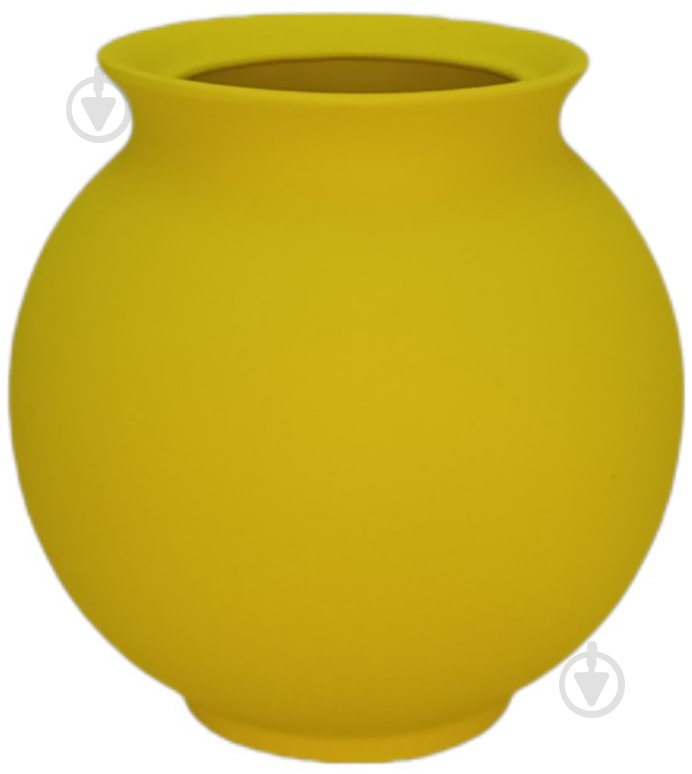 Ваза керамічна Kerama tato Сфера 16,5 см лимон - фото 1 Ваза керамічна Kerama tato Сфера 16,5 см лимон - фото 1