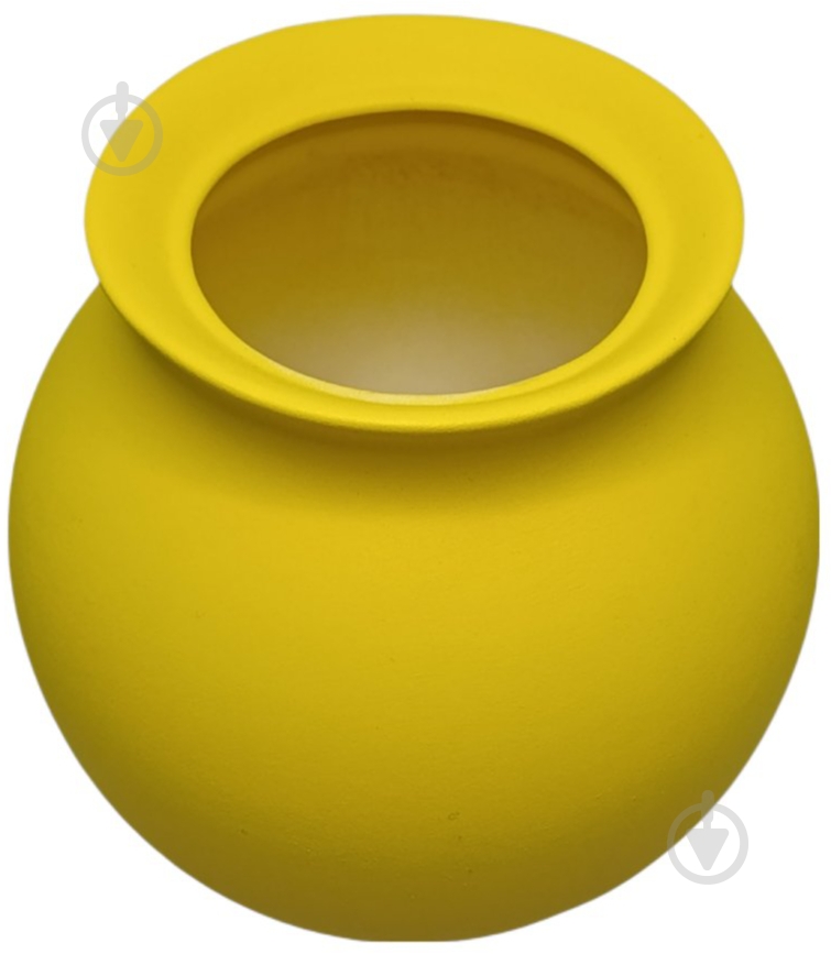 Ваза керамічна Kerama tato Сфера 16,5 см лимон - фото 3 Ваза керамічна Kerama tato Сфера 16,5 см лимон - фото 3