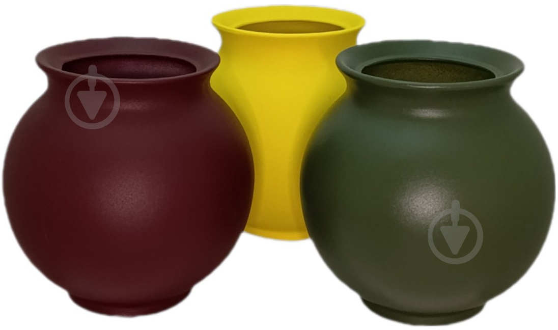 Ваза керамічна Kerama tato Сфера 16,5 см лимон - фото 7 Ваза керамічна Kerama tato Сфера 16,5 см лимон - фото 7