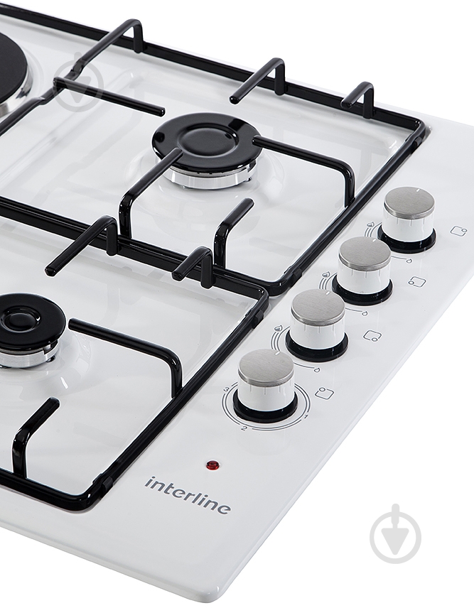 Варочная поверхность комбинированная Interline TH 6212 WH - фото 3 Варочная поверхность комбинированная Interline TH 6212 WH - фото 3