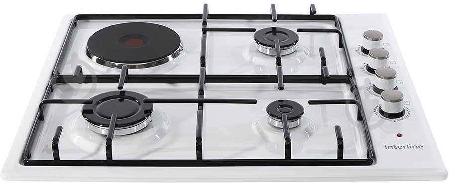Варочная поверхность комбинированная Interline TH 6212 WH - фото 2 Варочная поверхность комбинированная Interline TH 6212 WH - фото 2