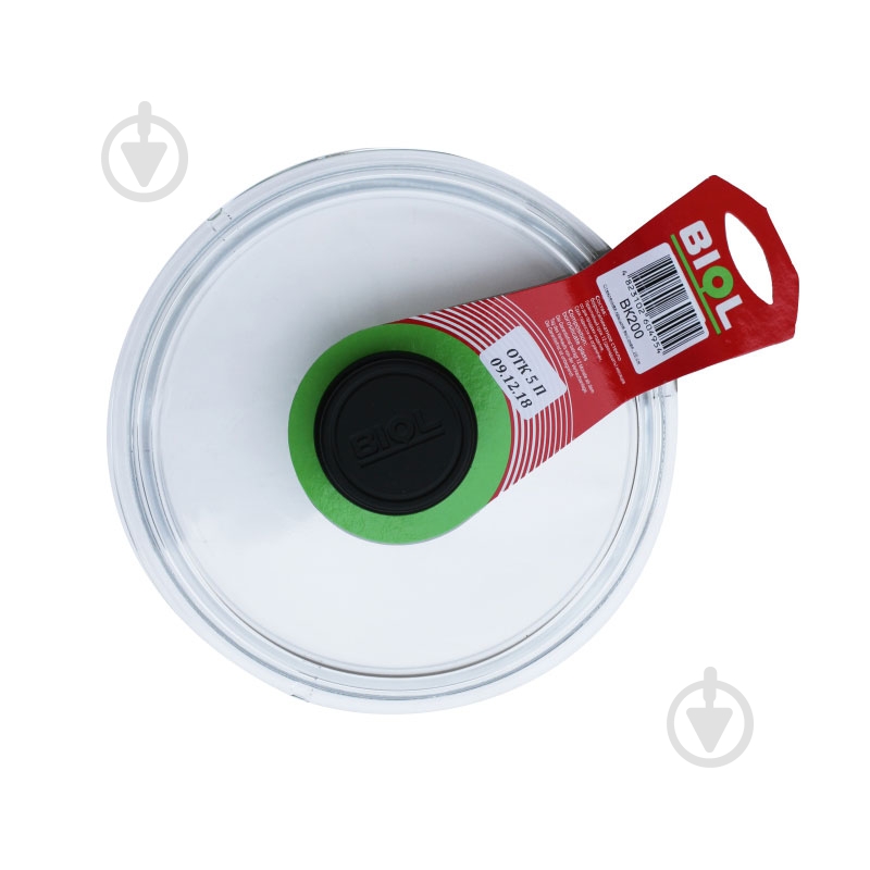 Крышка Biol стеклянная высокая 20 см ВК200 - фото 2