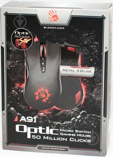 Мышь A4Tech Bloody A91 USB Black - фото 6 Мышь A4Tech Bloody A91 USB Black - фото 6