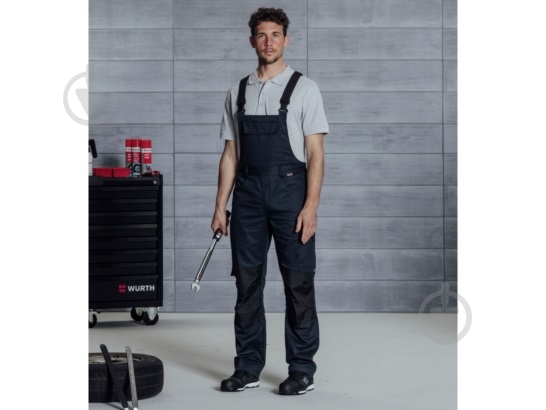 Полукомбинезон рабочий WURTH MODYF STAR CP р. XL M404300431 синий с серым - фото 3