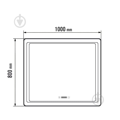 Зеркало с LED-подсветкой Imprese MALSE Option 100х800 см - фото 3 Зеркало с LED-подсветкой Imprese MALSE Option 100х800 см - фото 3