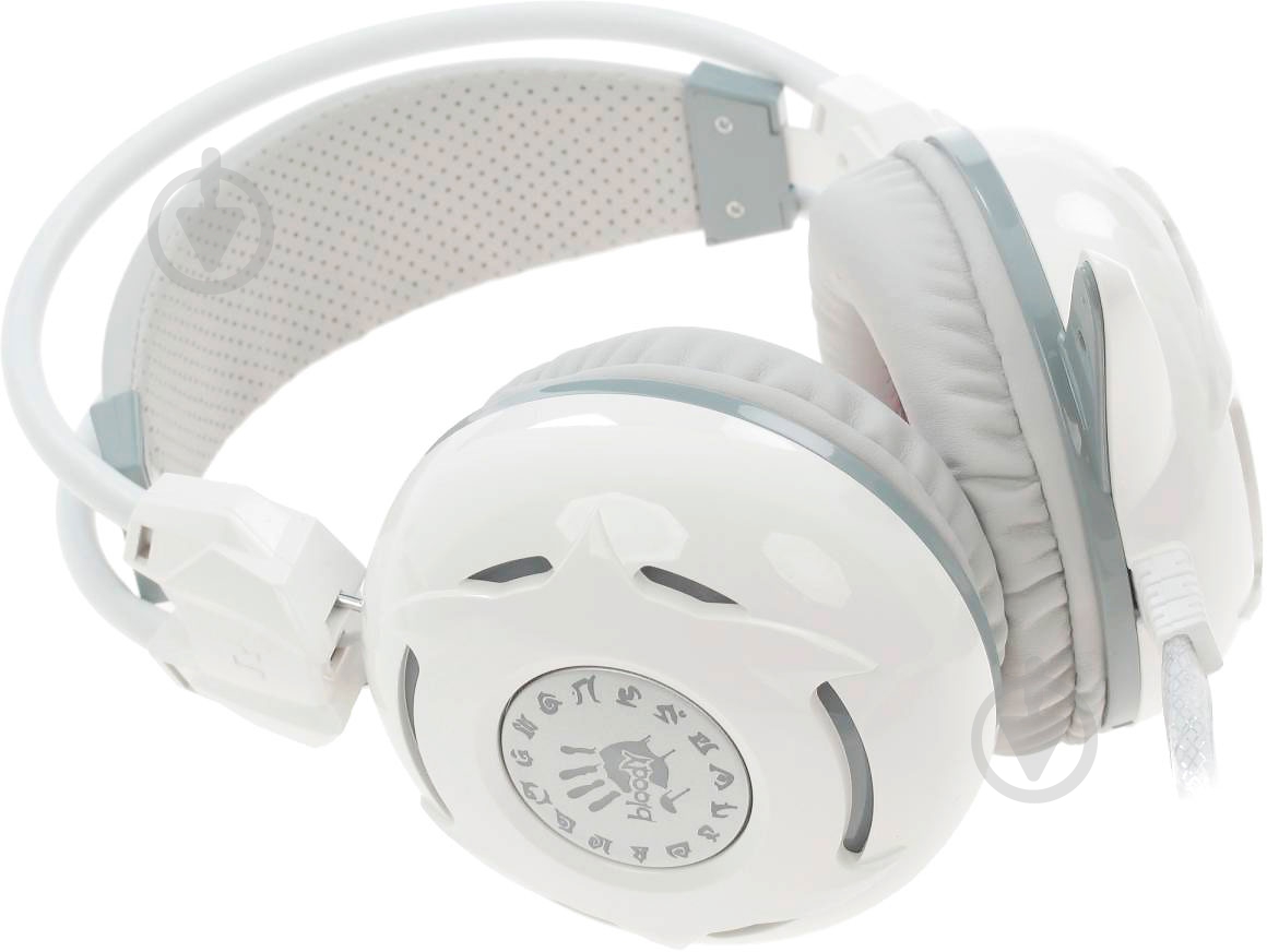 Гарнитура A4Tech Bloody G300 white/grey - фото 2 Гарнитура A4Tech Bloody G300 white/grey - фото 2