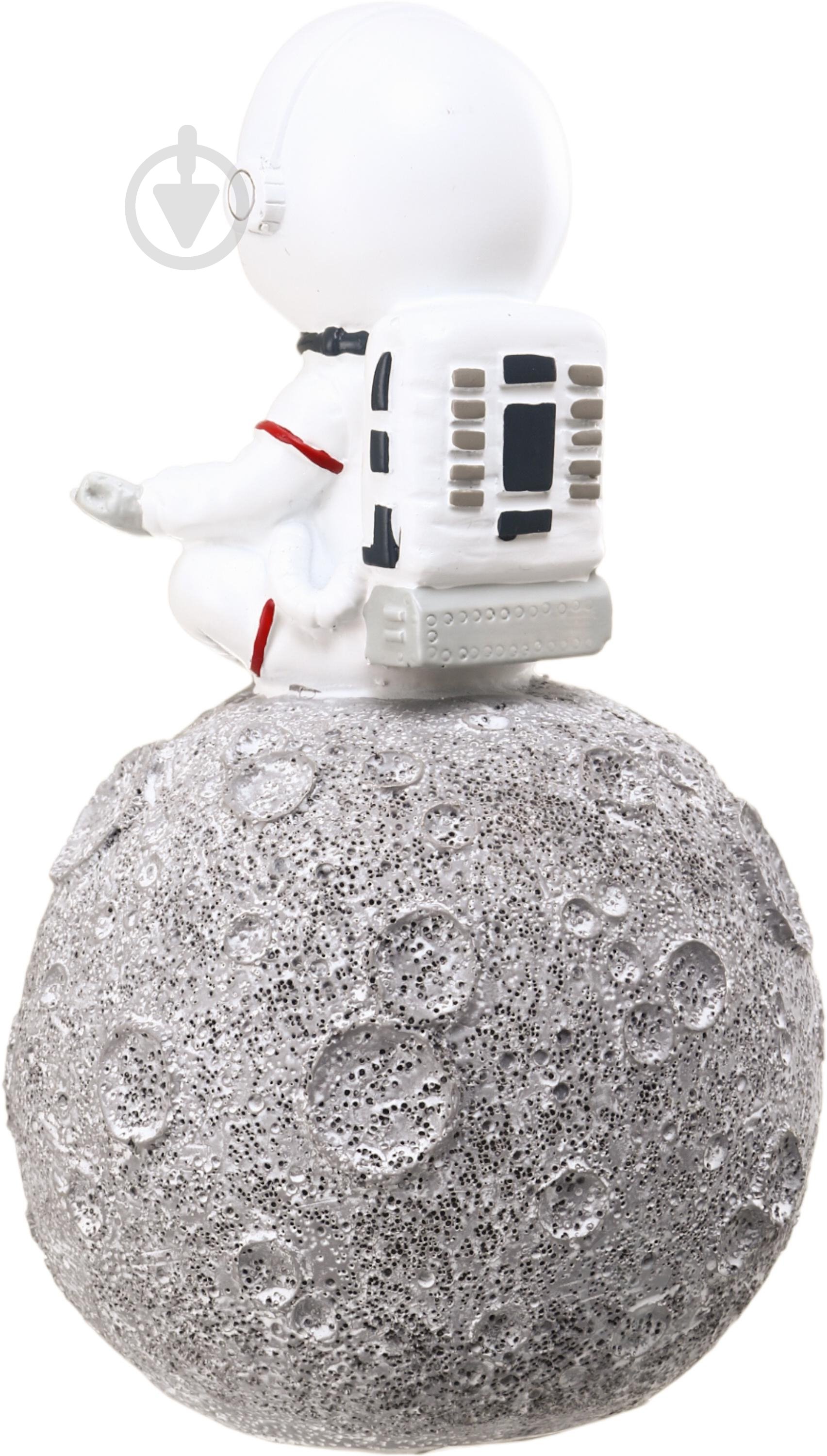 Статуетка Sensio Zen on the Moon 20х11,7х11,4 см білий із сірим - фото 4