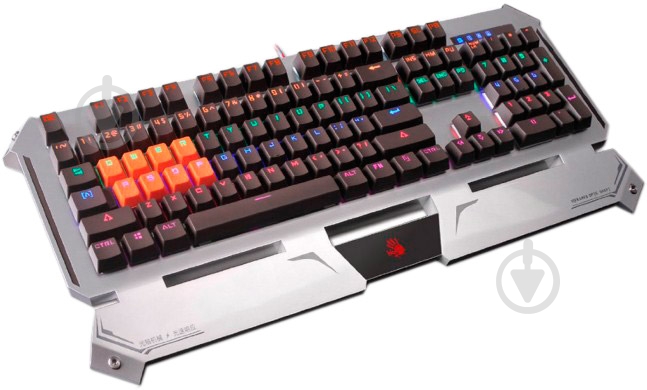 Клавиатура A4Tech (B740A) USB black/silver - фото 3