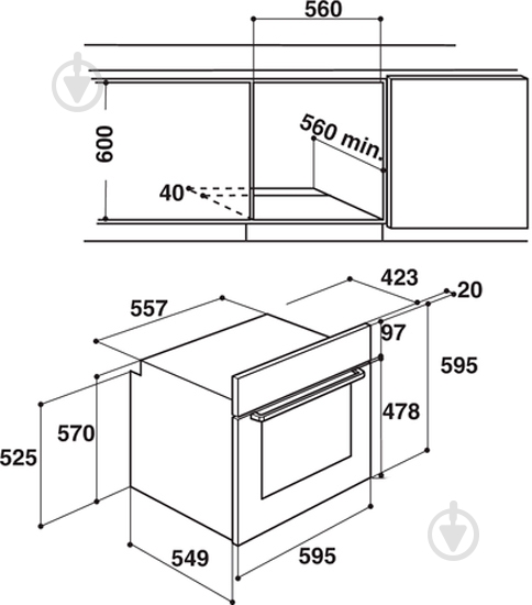 Духовой шкаф Hotpoint FA5 844 JC IX HA - фото 2