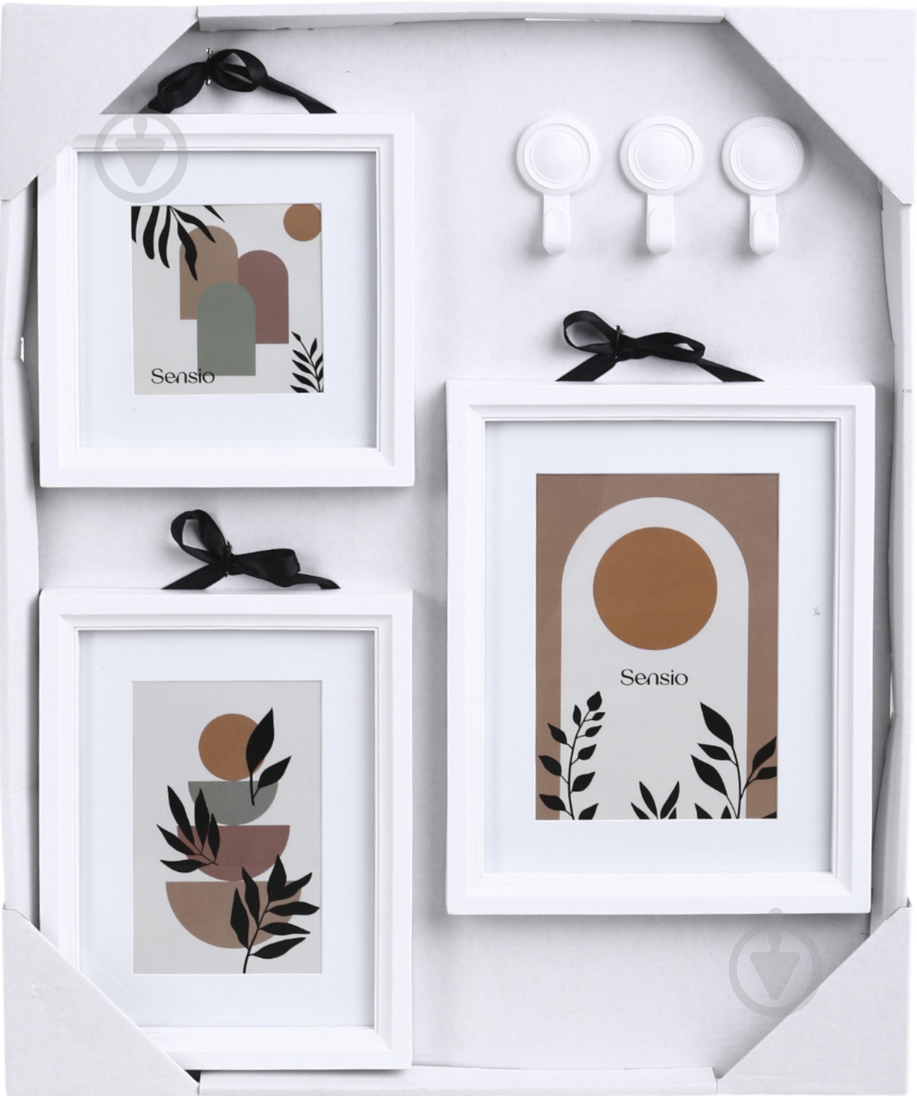 Фотоколлаж Sensio BW 3 фото 10x10/10x15/12x17 см белый - фото 3 Фотоколлаж Sensio BW 3 фото 10x10/10x15/12x17 см белый - фото 3