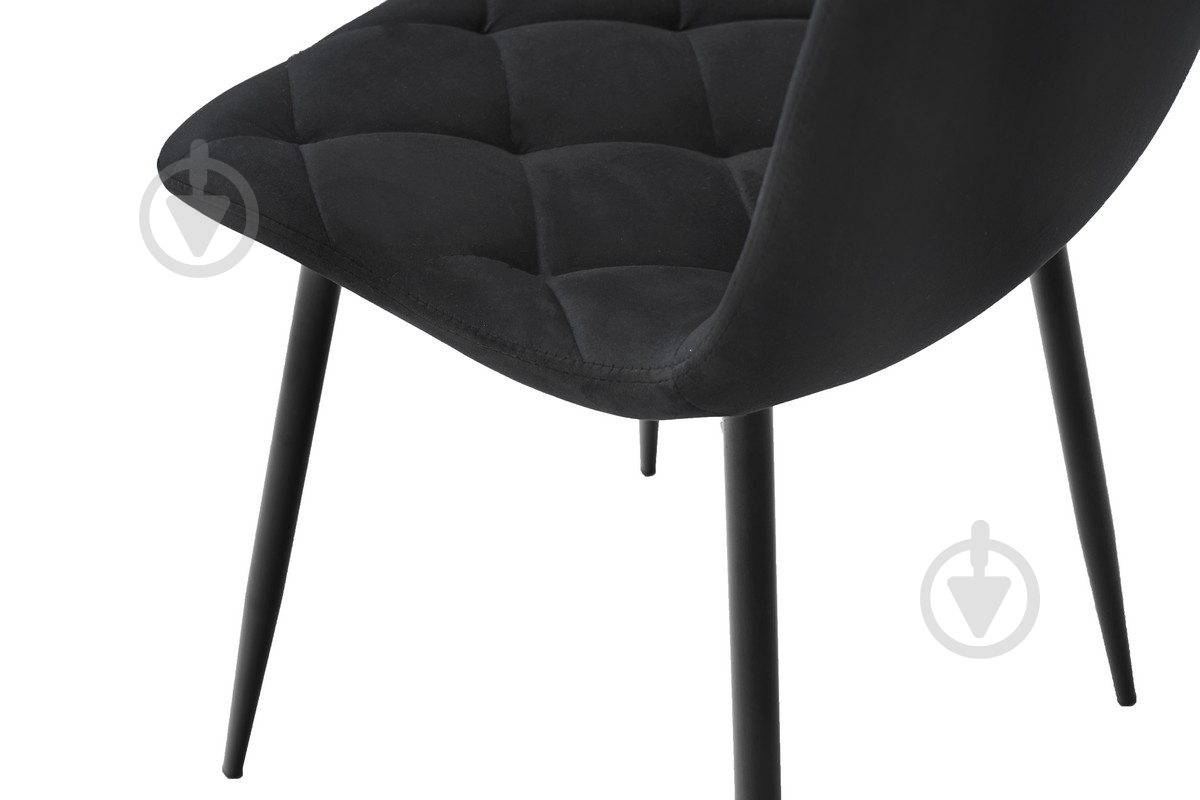 Стул Тея велюр черный / черный - фото 4