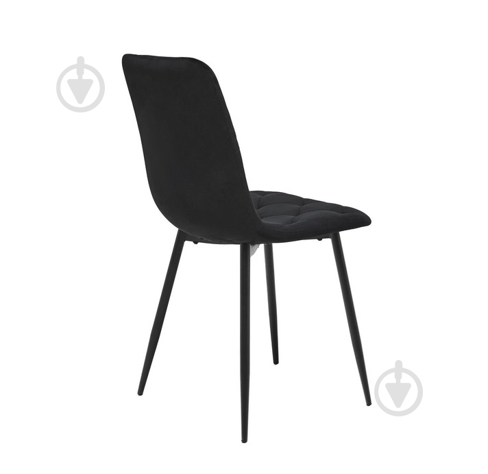 Стул Тея велюр черный / черный - фото 2