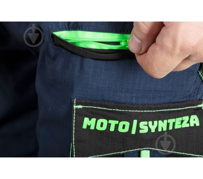 Штани робочі NEO tools р. M 81-235 синій із чорним - фото 4 Штани робочі NEO tools р. M 81-235 синій із чорним - фото 4