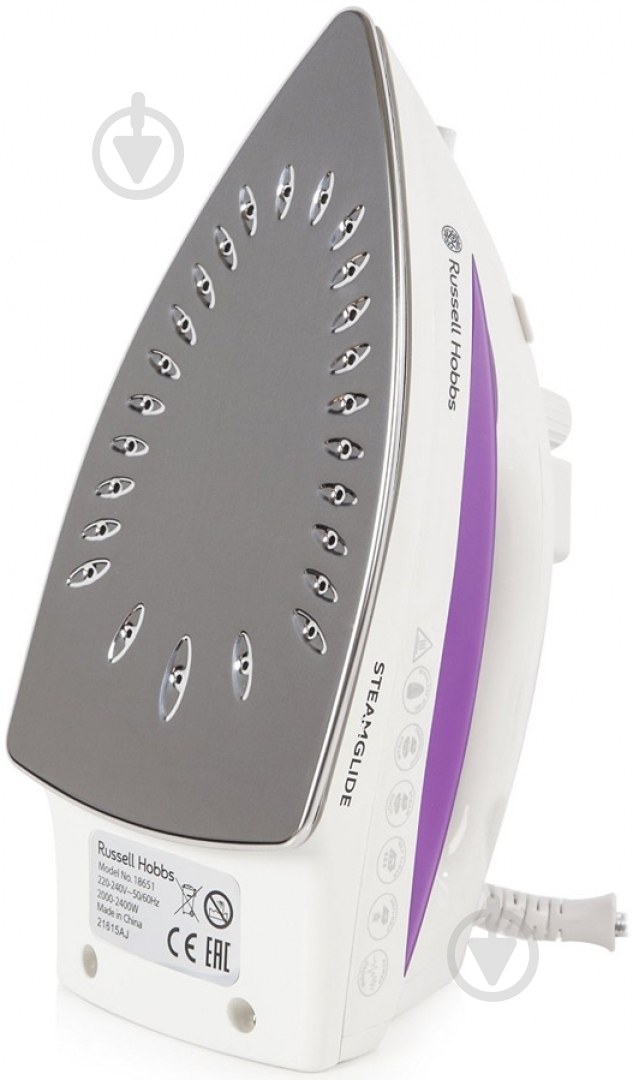 Утюг Russell Hobbs 18651-56 STEAMGLIDE - фото 3 Утюг Russell Hobbs 18651-56 STEAMGLIDE - фото 3