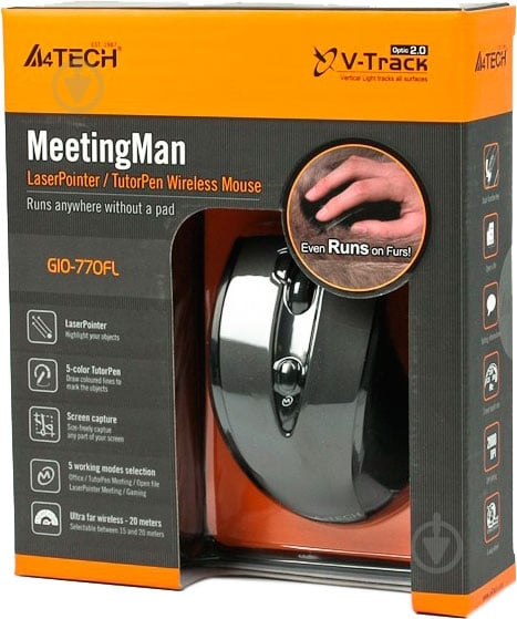 Мышь A4Tech G10-770F Black - фото 5