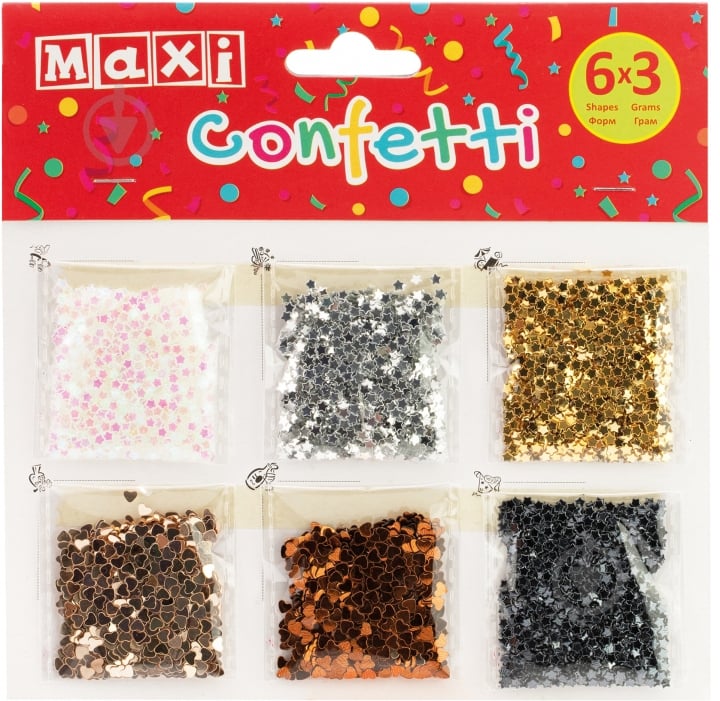 Конфетти для декорирования MX61676 Maxi - фото 1 Конфетти для декорирования MX61676 Maxi - фото 1