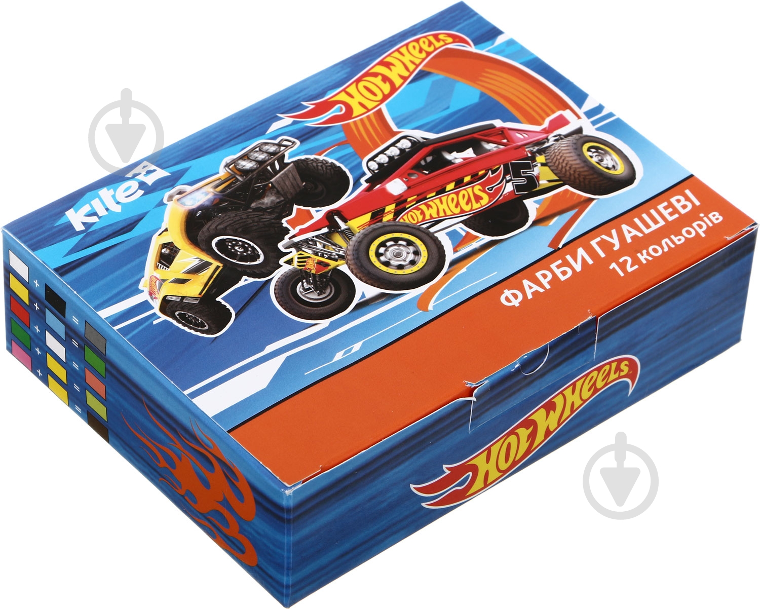 Краски гуашевые 12 шт. Hot Wheels - фото 2 Краски гуашевые 12 шт. Hot Wheels - фото 2