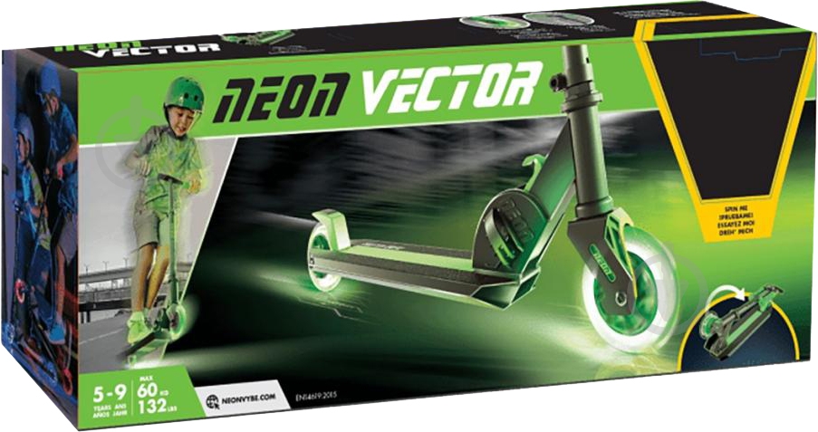Самокат Neon детский Vector зеленый N101177 - фото 10 Самокат Neon детский Vector зеленый N101177 - фото 10
