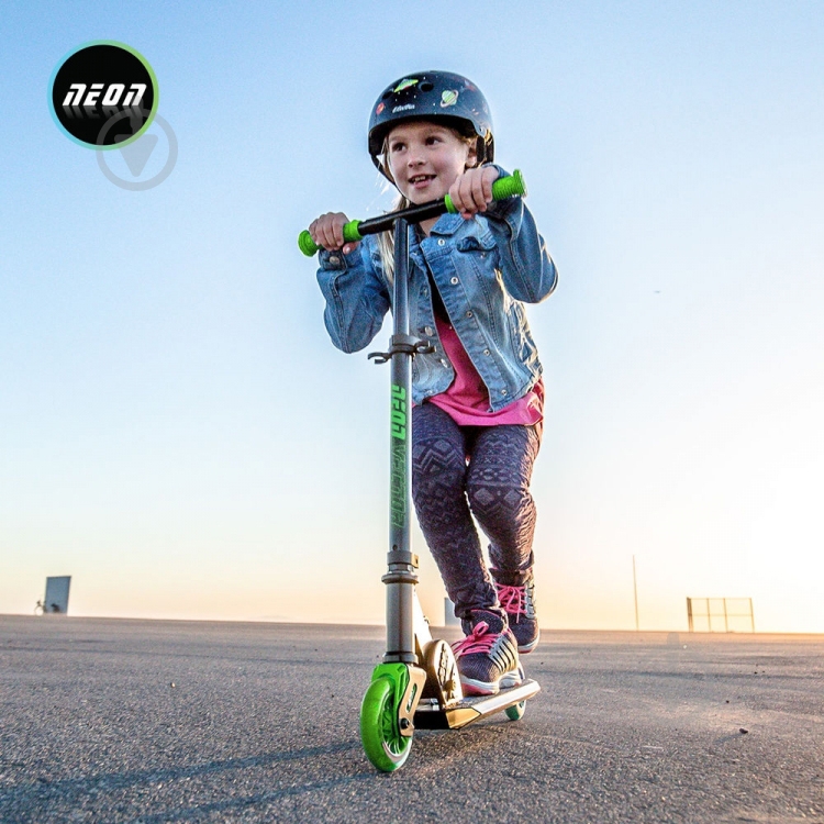 Самокат Neon детский Vector зеленый N101177 - фото 6 Самокат Neon детский Vector зеленый N101177 - фото 6