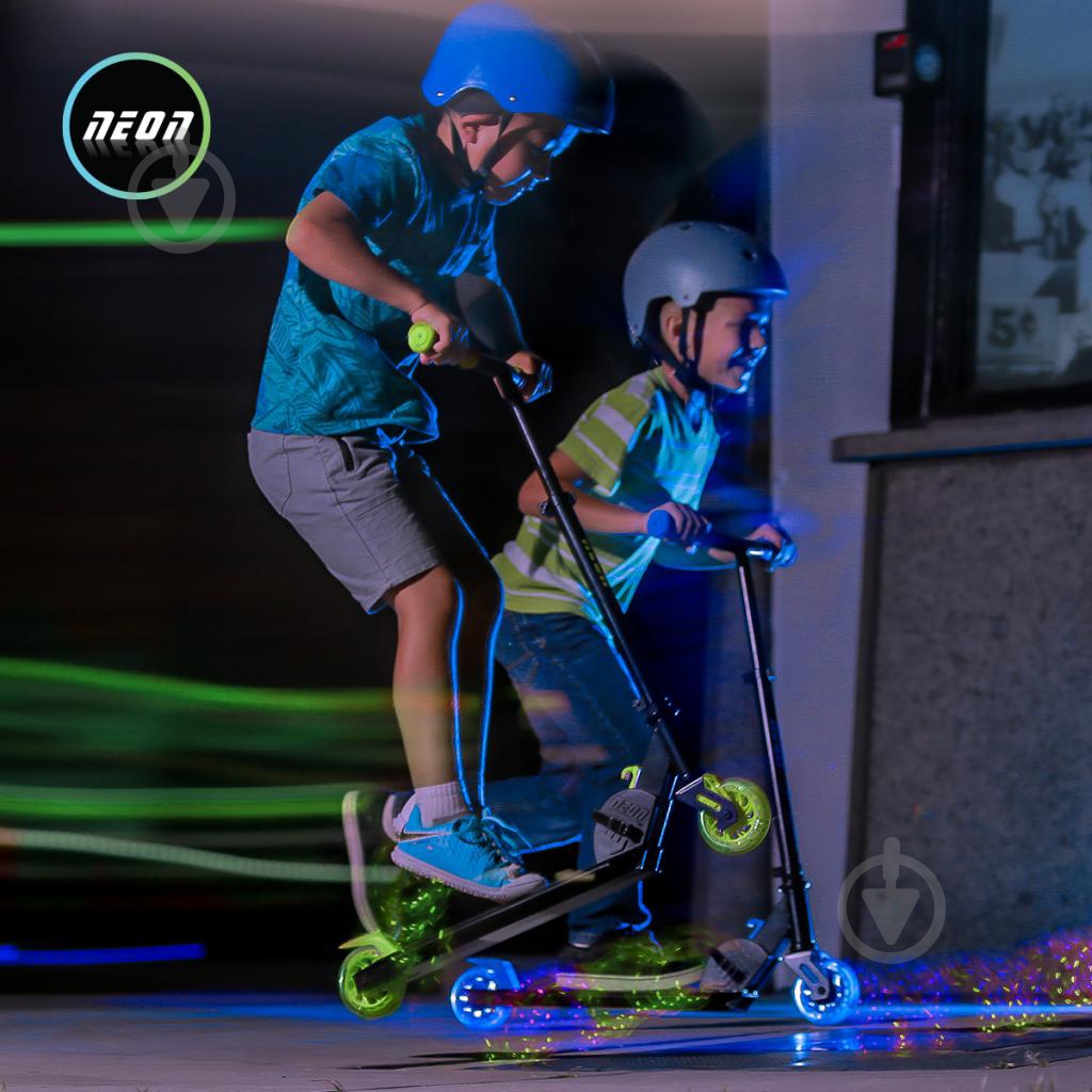 Самокат Neon детский Vector зеленый N101177 - фото 9 Самокат Neon детский Vector зеленый N101177 - фото 9