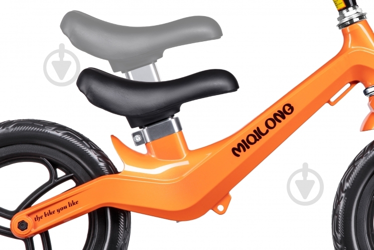 Беговел Miqilong PHC 12` оранжевый MQL-PHC12-ORANGE - фото 4