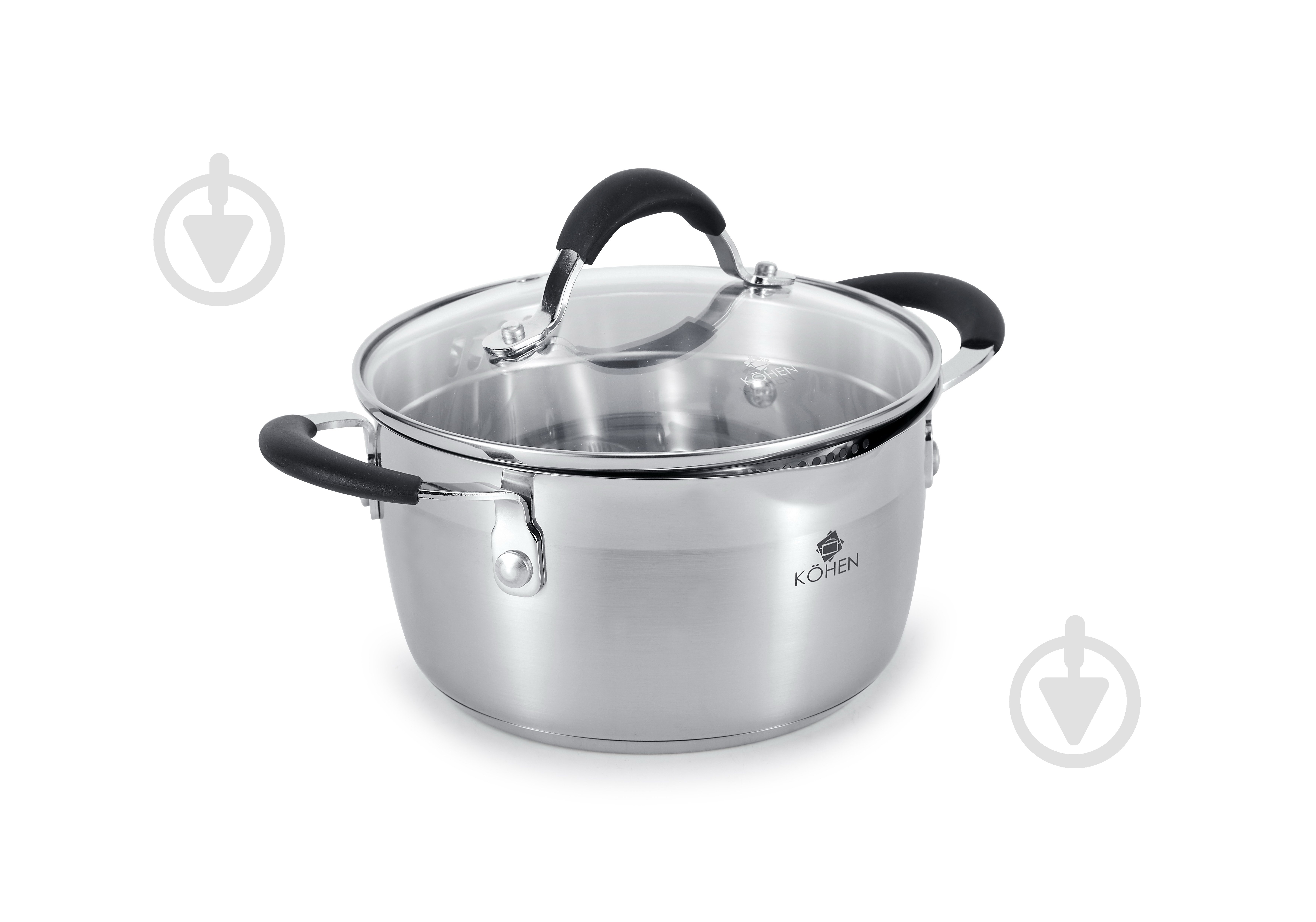 Каструля з кришкою Kohen ENIGMA 2,4 л KN91671 - фото 2 Каструля з кришкою Kohen ENIGMA 2,4 л KN91671 - фото 2