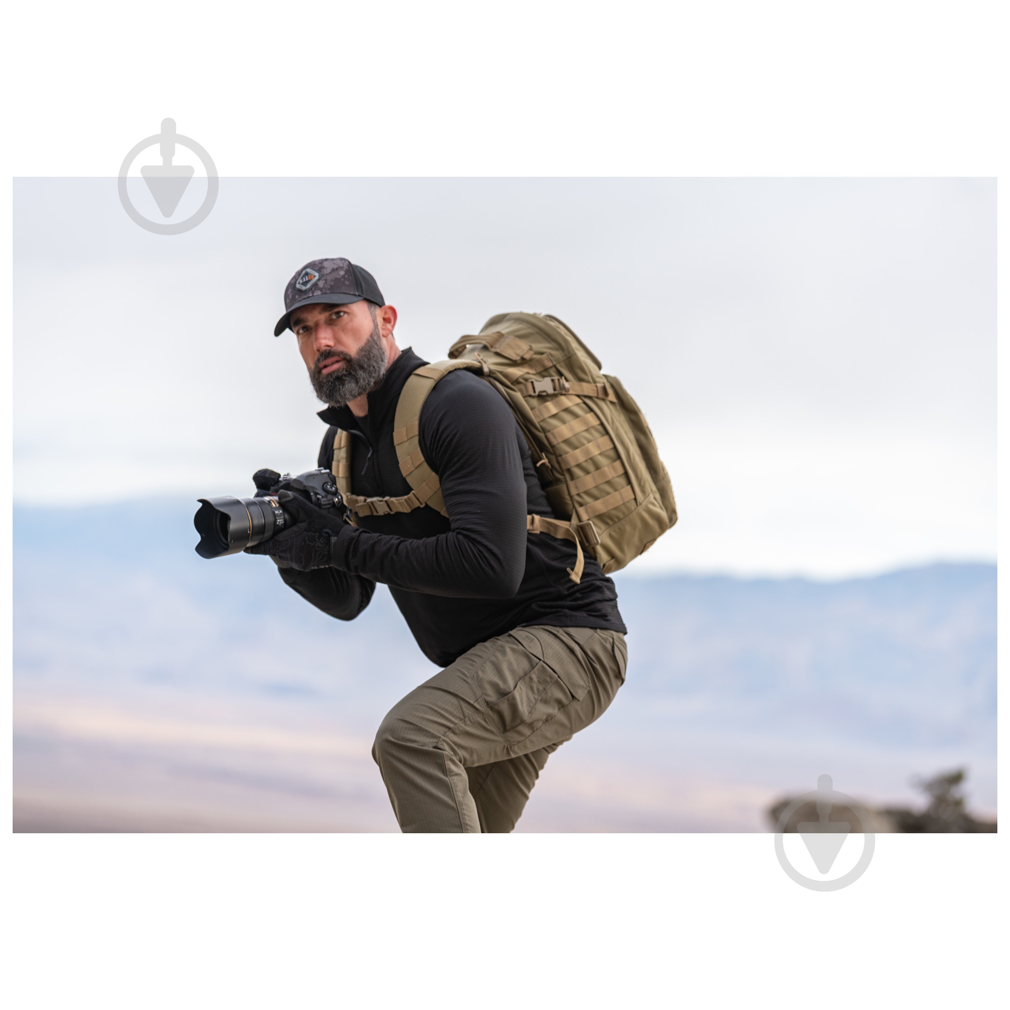 Брюки тактические 5.11 Tactical "ICON PANTS" р. W30/L36 Kangaroo 74521-134 - фото 9