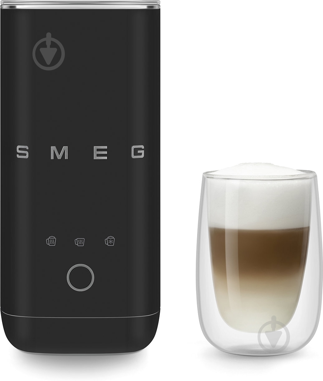 Вспениватель молока Smeg MFF02BLMEU матовый черный - фото 9 Вспениватель молока Smeg MFF02BLMEU матовый черный - фото 9