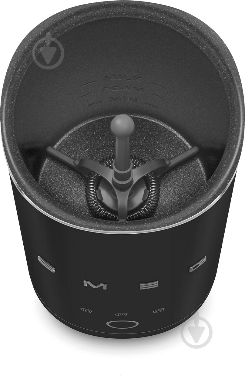 Вспениватель молока Smeg MFF02BLMEU матовый черный - фото 7 Вспениватель молока Smeg MFF02BLMEU матовый черный - фото 7