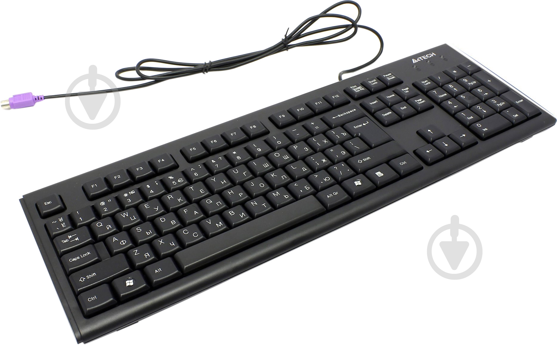 Клавиатура A4Tech (KR-83) PS/2 black - фото 2