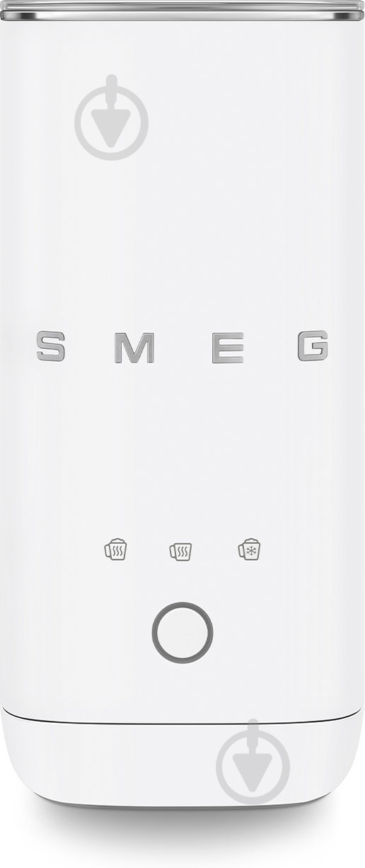 Спінювач молока Smeg MFF02WHMEU матовий білий - фото 1 Спінювач молока Smeg MFF02WHMEU матовий білий - фото 1