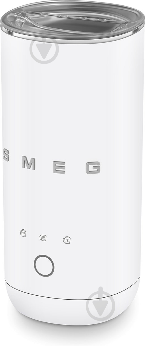 Спінювач молока Smeg MFF02WHMEU матовий білий - фото 3 Спінювач молока Smeg MFF02WHMEU матовий білий - фото 3