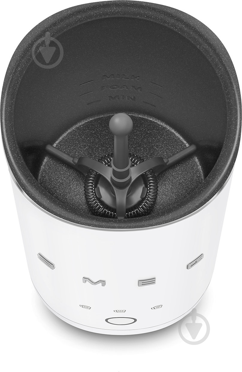 Спінювач молока Smeg MFF02WHMEU матовий білий - фото 8 Спінювач молока Smeg MFF02WHMEU матовий білий - фото 8