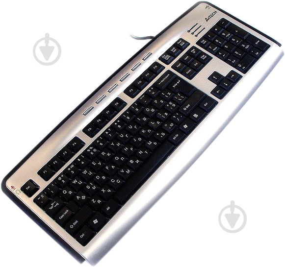 Клавиатура A4Tech (KL-23MU) PS/2 black/silver - фото 1