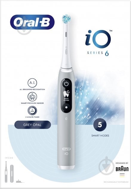 ゆゆBRAUN Oral-B ᐉ Электрическая зубная щетка Braun Oral-B iO Series 6 iOM6.1A6.1K
