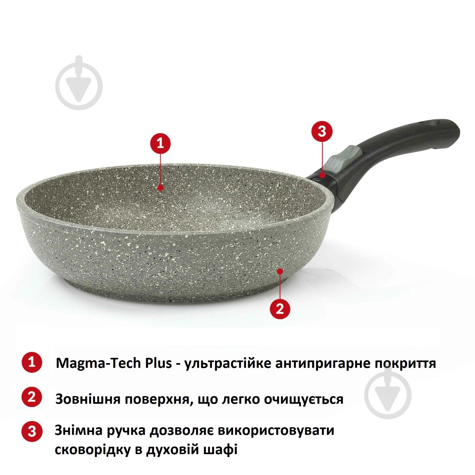 Сковорода Flonal Monolite 32 см (MOIPB3290) - фото 5 Сковорода Flonal Monolite 32 см (MOIPB3290) - фото 5