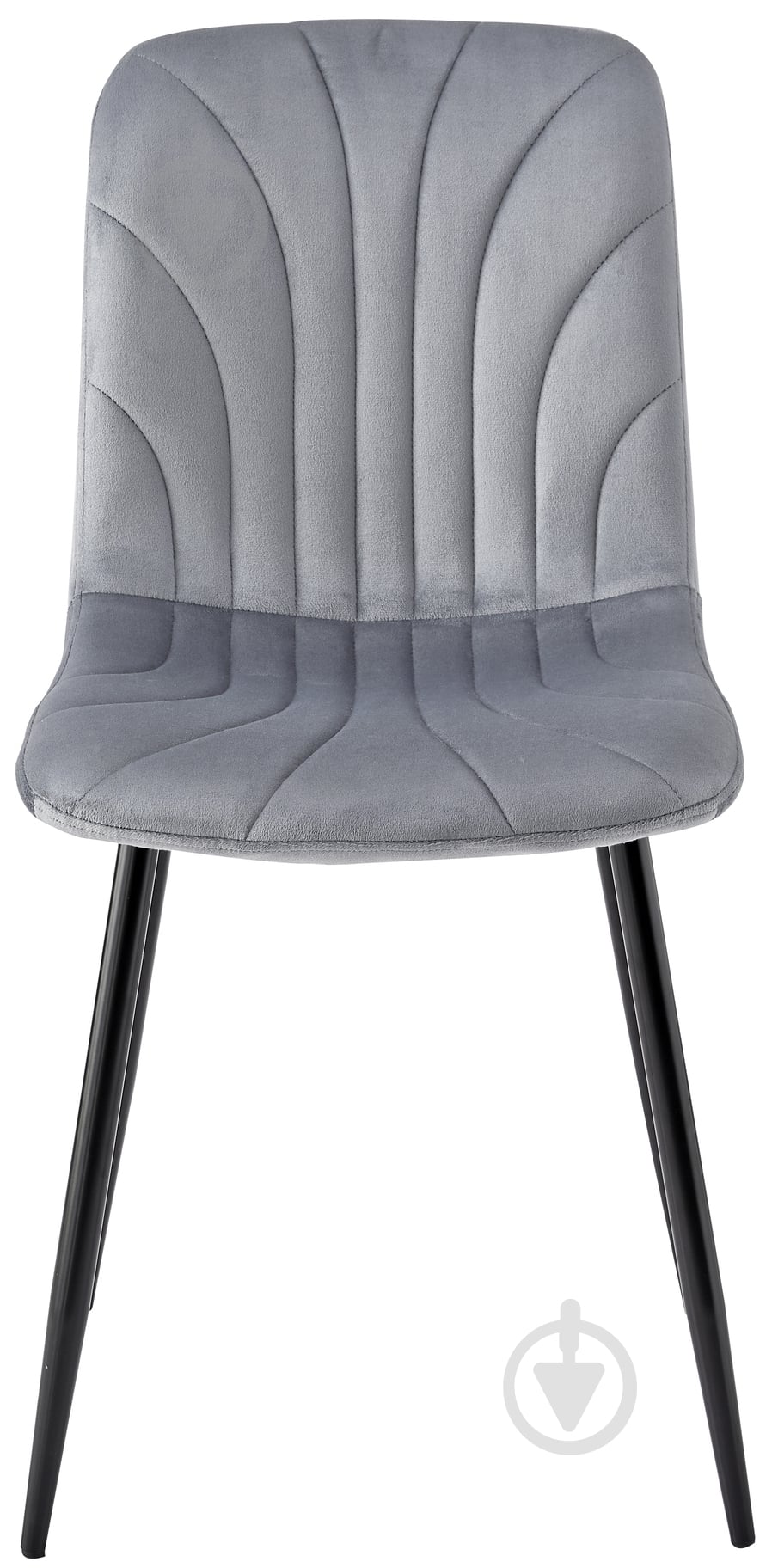 Стул Fly FS22 Light Grey-39 светло-серый / черный - фото 2