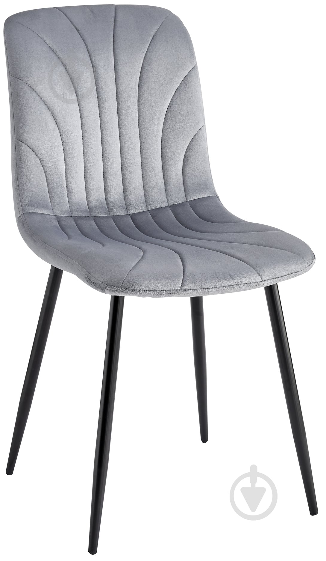 Стул Fly FS22 Light Grey-39 светло-серый / черный - фото 1