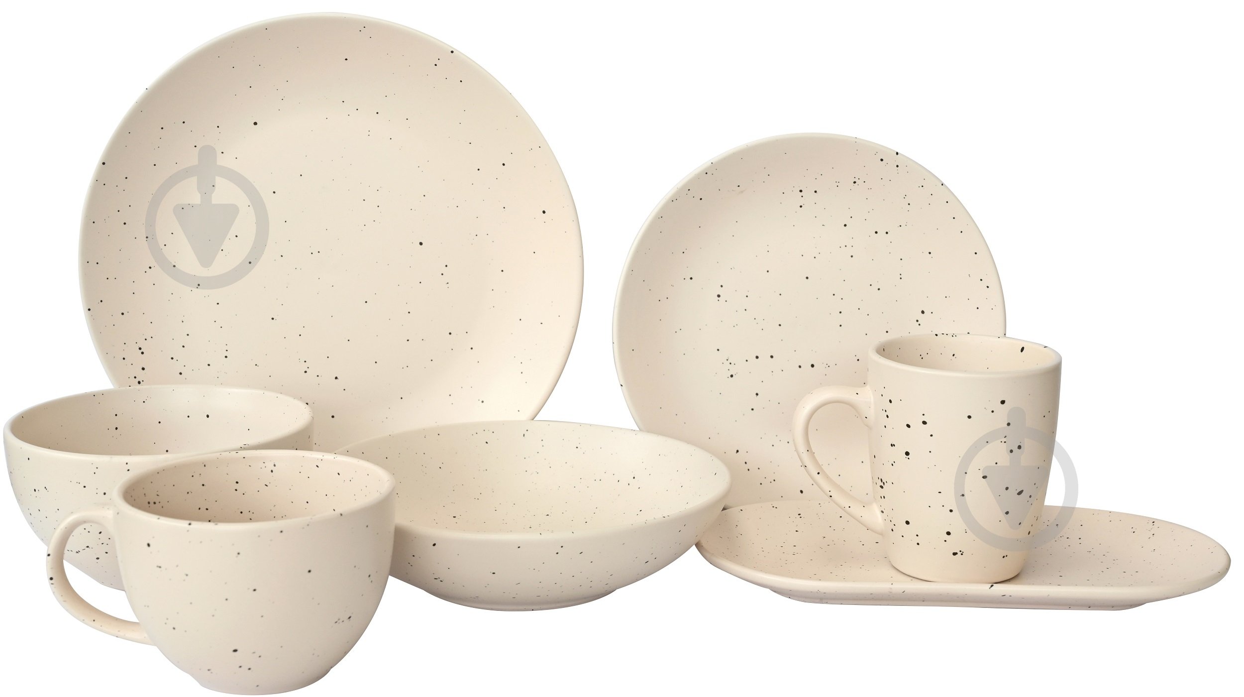 Тарілка обідня Limited Edition Sandy Cream 26,5 см (ZH-7013-1) - фото 2 Тарілка обідня Limited Edition Sandy Cream 26,5 см (ZH-7013-1) - фото 2