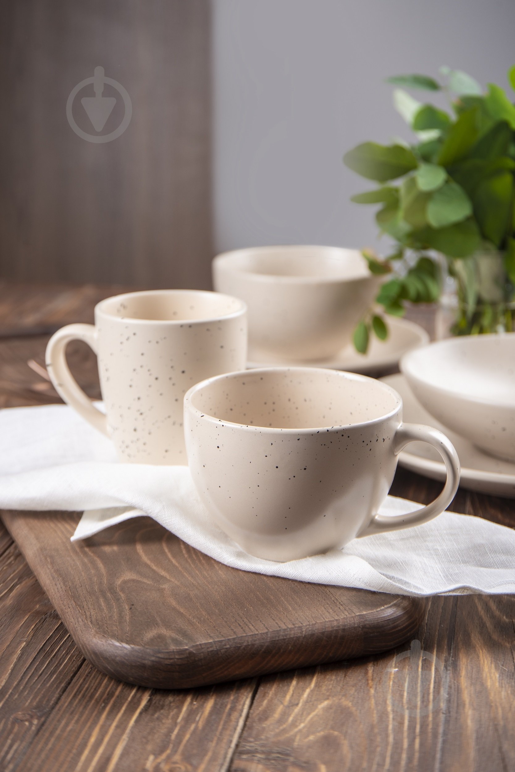 Тарілка обідня Limited Edition Sandy Cream 26,5 см (ZH-7013-1) - фото 5 Тарілка обідня Limited Edition Sandy Cream 26,5 см (ZH-7013-1) - фото 5