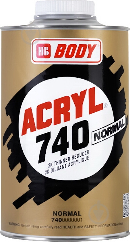 Растворитель акриловый Body Normal 740 1 л - фото 1