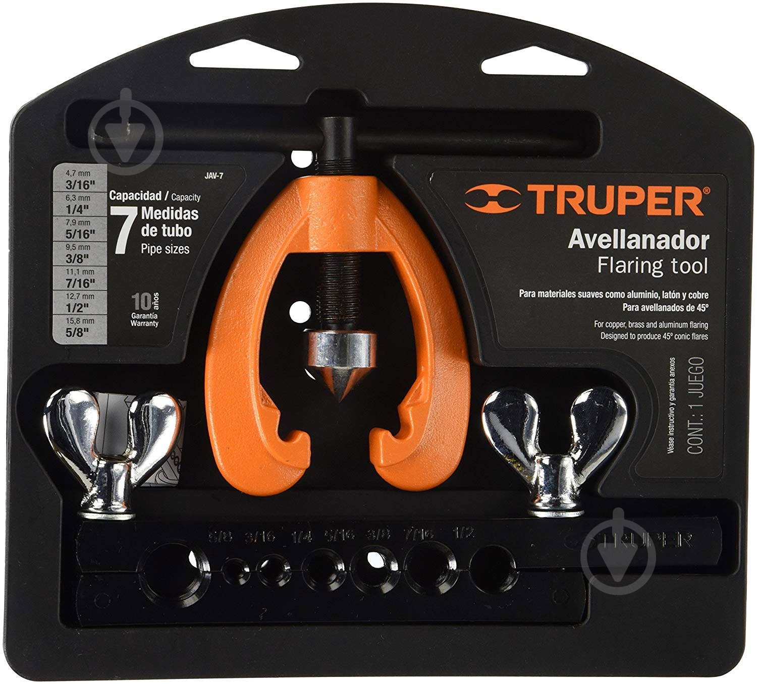 Набор Truper 3/16" 5/8" развальцовка JAV-7 - фото 3